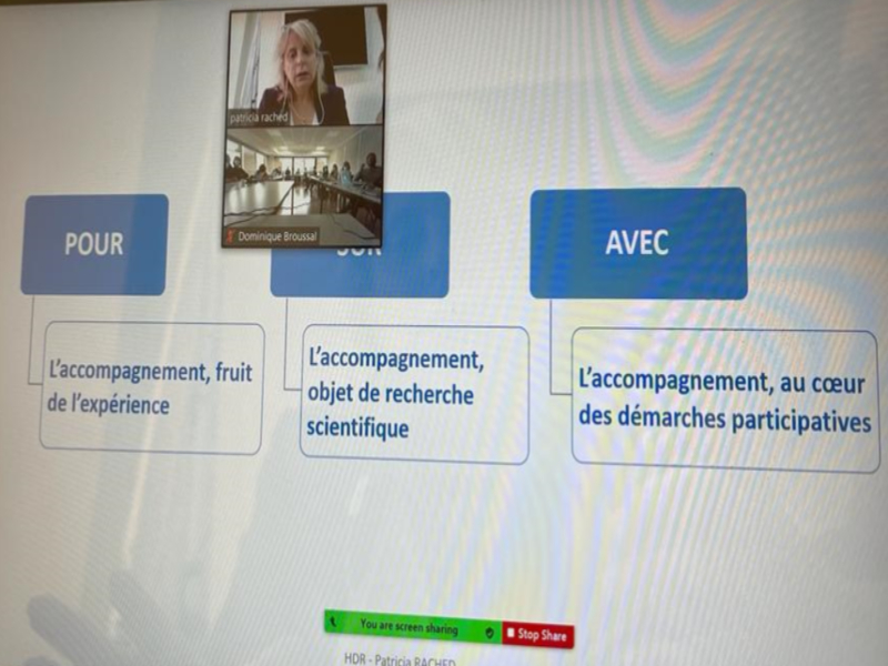 Pr. Patricia Rached, Doyenne de la Fsedu, anime un séminaire doctoral à l'adresse des doctorants de l'Ecole doctorale ED CLESCO de l'Université Toulouse-Jean Jaurès 