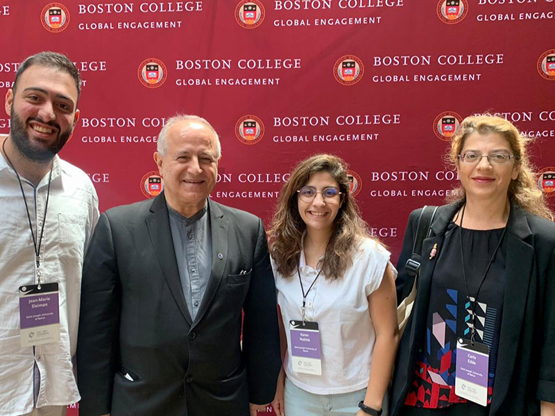 Deux étudiants représentent l’USJ au «Global Citizenship Fellows Program» 