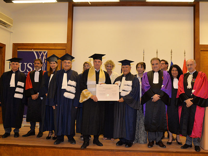 L'USJ décerne le Doctorat Honoris Causa au Président Renaud Muselier