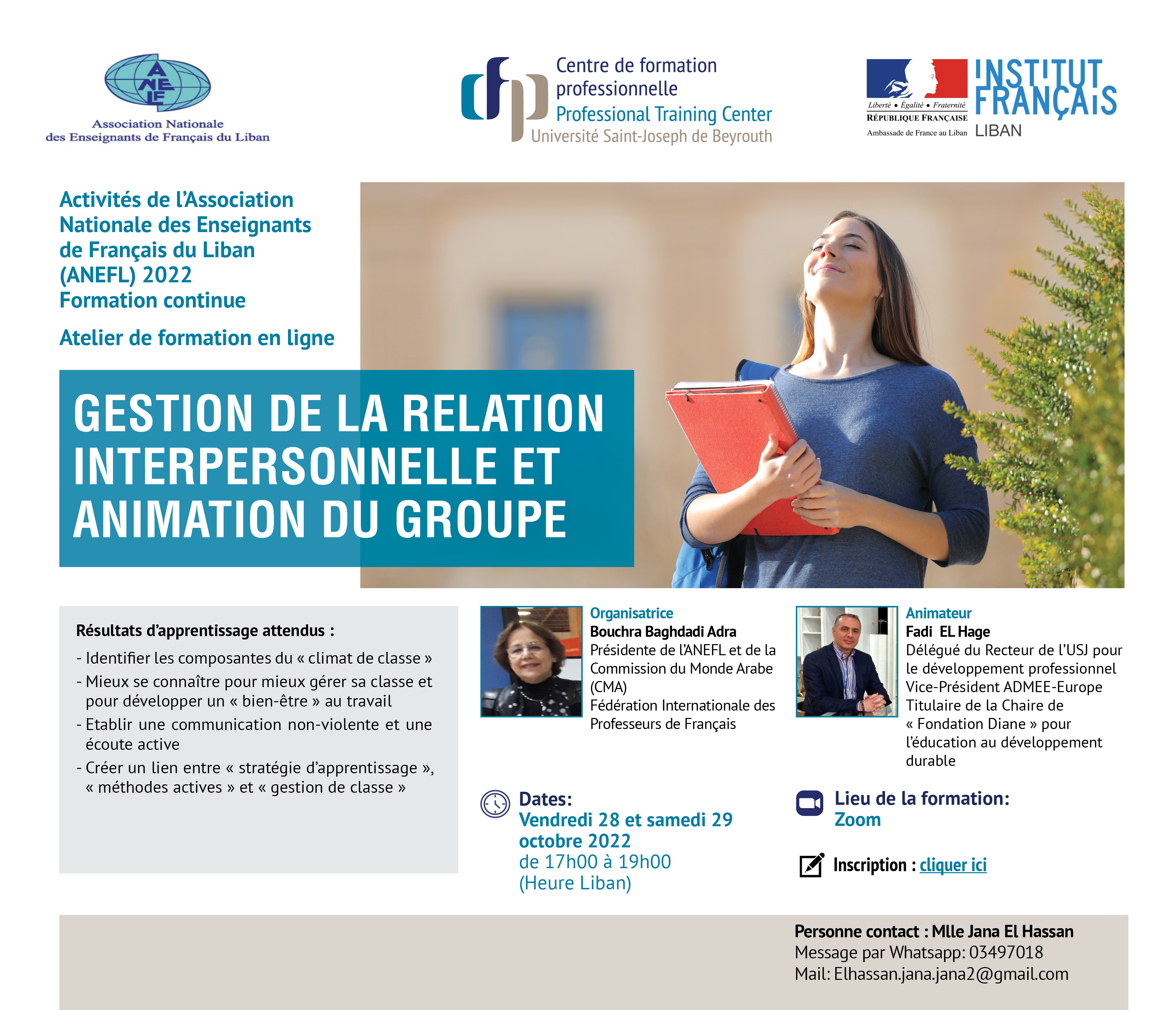 Gestion de la relation interpersonnelle et animation du groupe