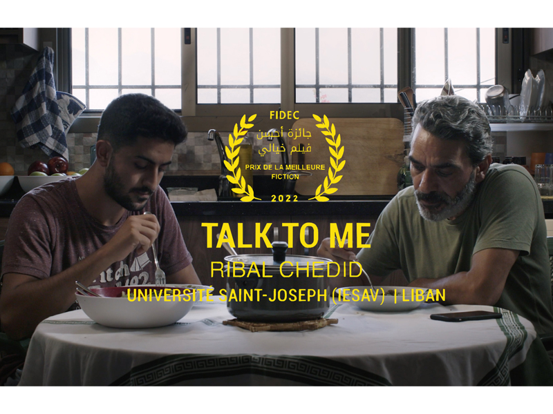  « Talk to me » de Ribal Chédid lauréat du prix de la meilleure fiction au FIDEC de Tétouan                               