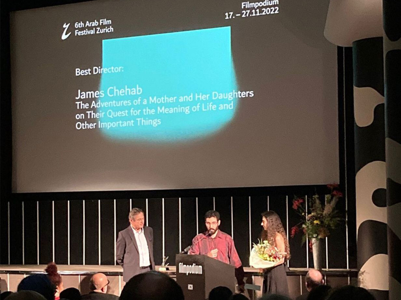 The Adventures of a Mother and Her Daughters, film de diplôme en master en cinéma de James Chehab, lauréat du prix du meilleur réalisateur au Zurich Arab Film Festival 2022 !