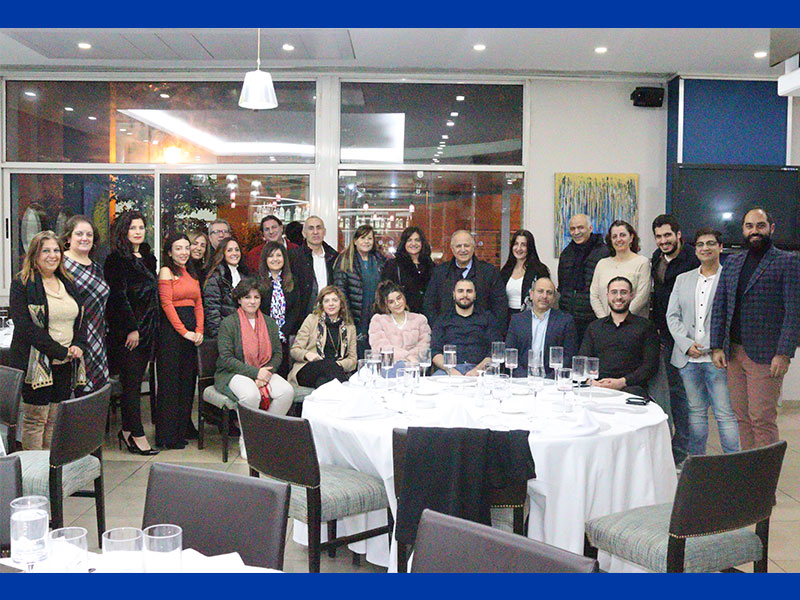 Dîner de Noël avec les responsables des Cellules O7