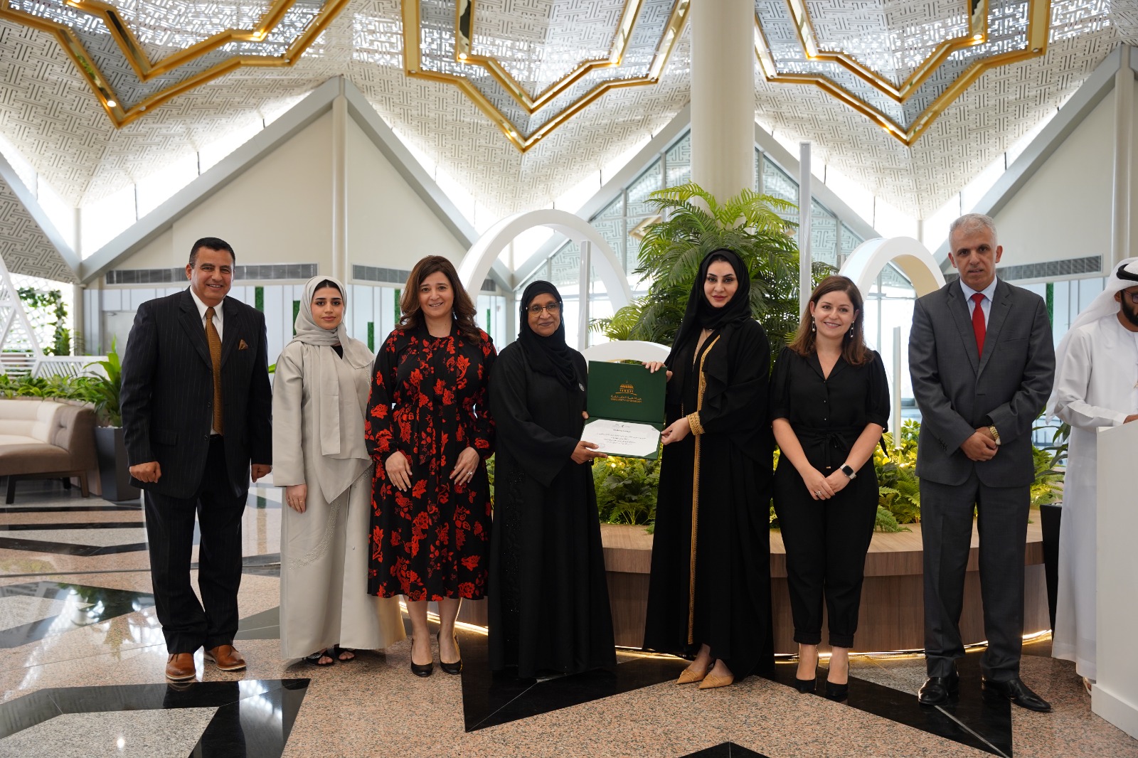 The Engagement and Outreach Committee wins the first prize at Sharjah University competition for students!