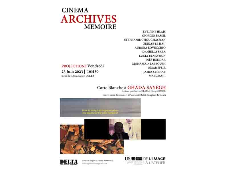 Programmation de films réalisés par des étudiant.e.s de Master en cinéma à l’IESAV