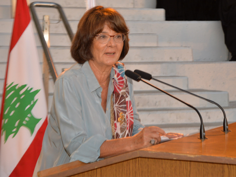 Mot de Mme Dominique Eddé, invitée d’honneur à la remise des diplômes de la promotion 2023