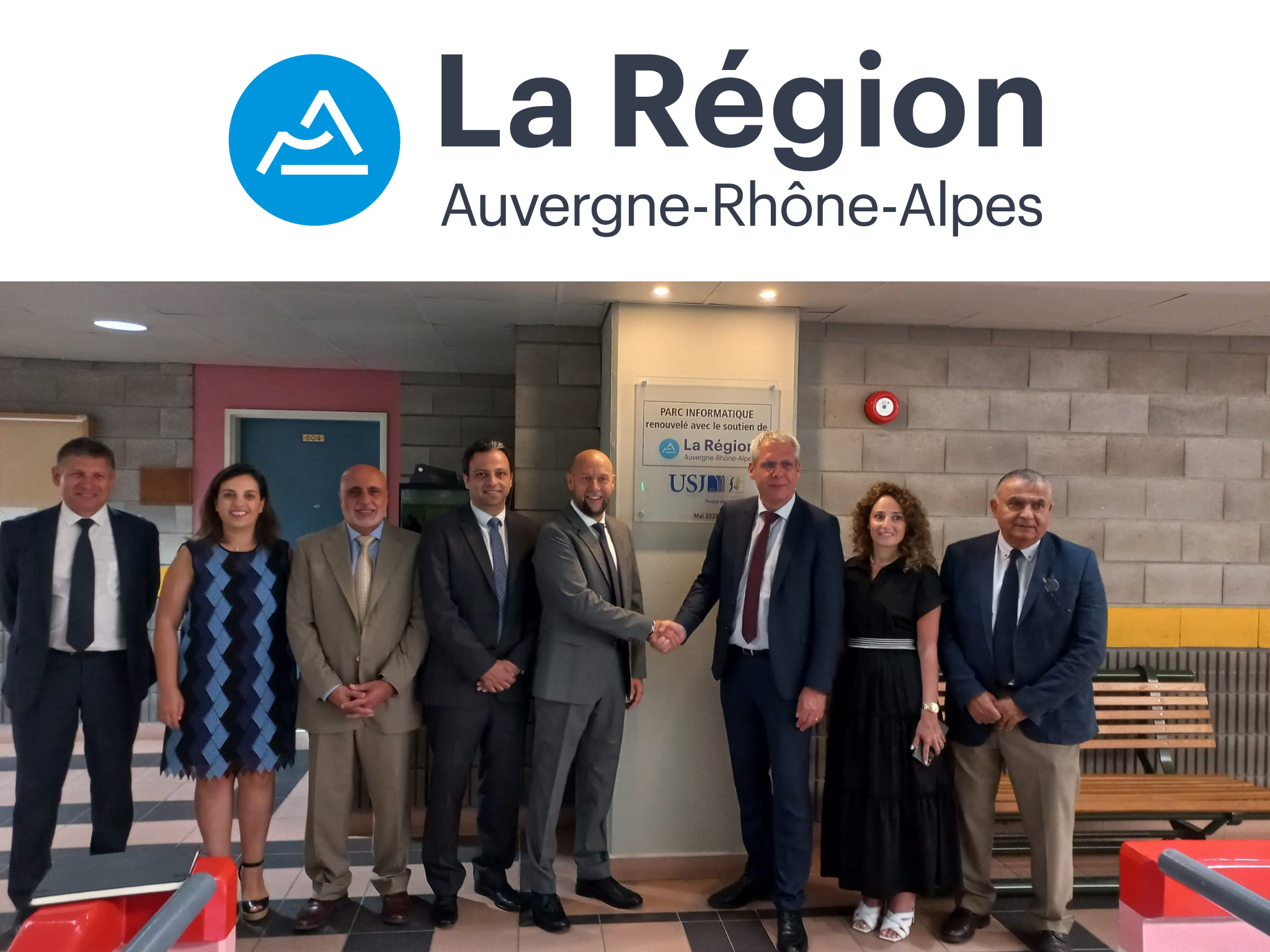 Visite d'une délégation de la Région Auvergne-Rhône-Alpes à l'USJ