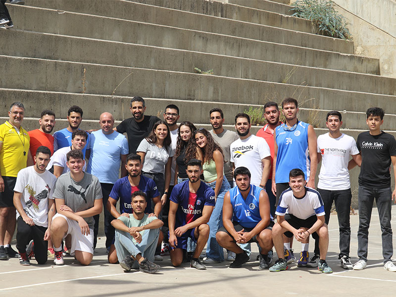 Le Service du sport accueille les étudiants de 1re année au Campus de Zahlé et de la Békaa