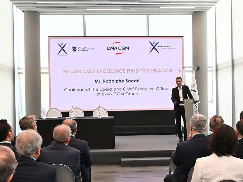 Le Groupe CMA CGM, l’École polytechnique et sa Fondation lancent un ambitieux programme de bourses de solidarité pour soutenir les talents libanais