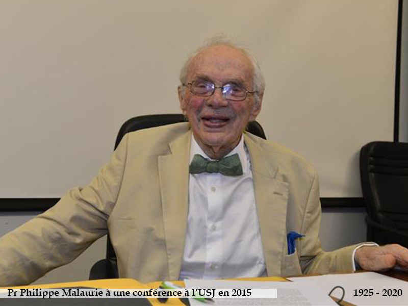 Hommage au Professeur Philippe Malaurie 2023