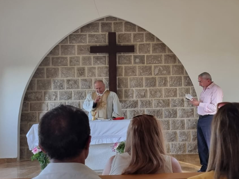 Messe commémorative à Beit Chabeb dédiée à la mémoire de Laila et Sami Turqui