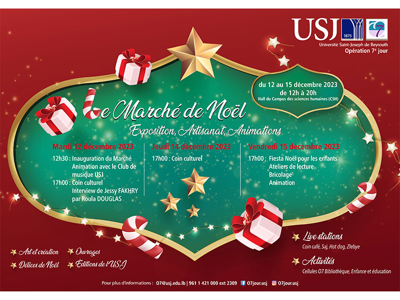 Le Marché de Noël de l’USJ, une tradition de partage et de solidarité