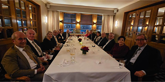 Dîner de Me Berge Setrakian en l’honneur du Pr Salim Daccache s.j. à New York