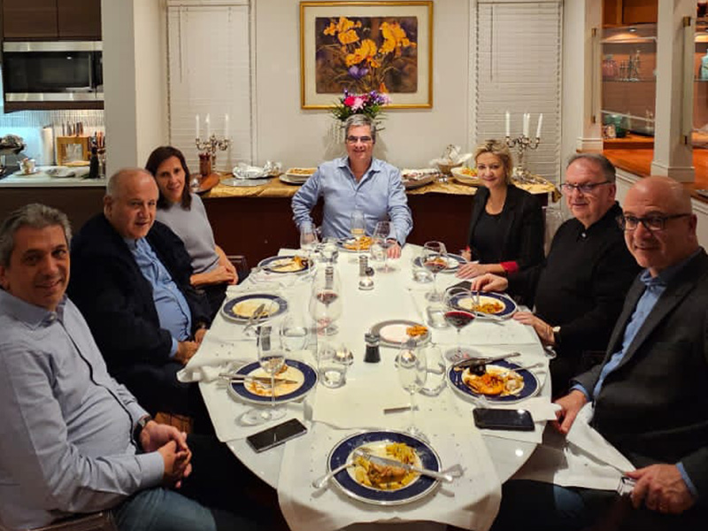 Dîner d’accueil à l’invitation du Dr Patrick Arcache à Montréal-Canada