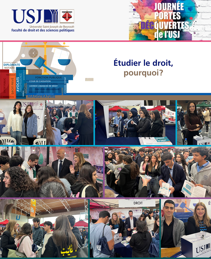La Faculté de droit aux Portes Déc-ouvertes de l’USJ