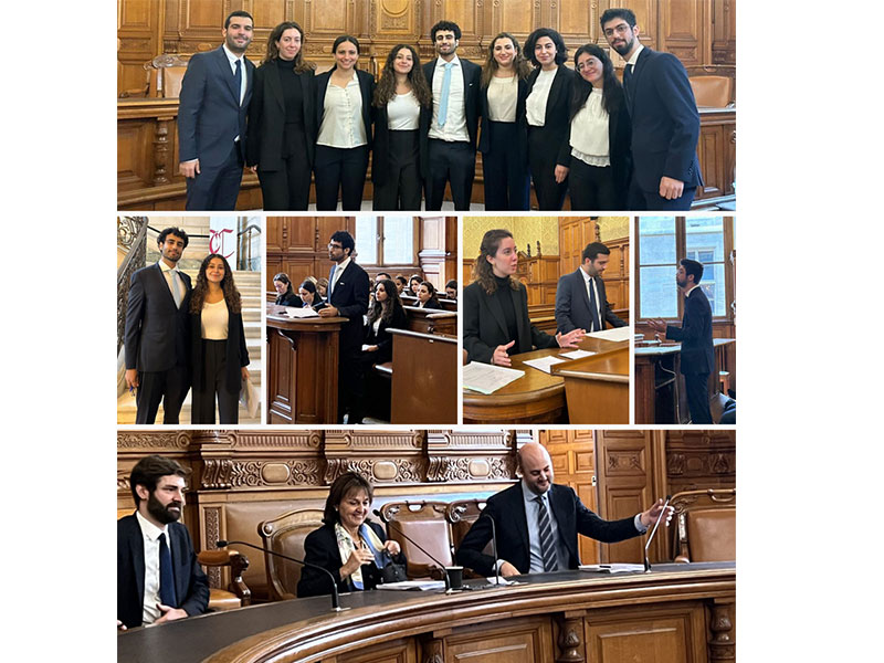 Un défi à l’adversité :  Nos étudiants, lauréats du concours de droit international privé à Paris