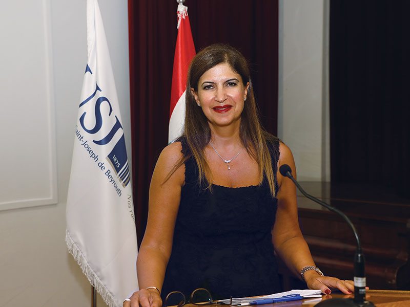 Le Pr Nadine Riachi Haddad, 1re Vice-présidente du nouveau Bureau du GISGUF