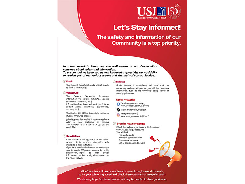 Let's Stay Informed! 
