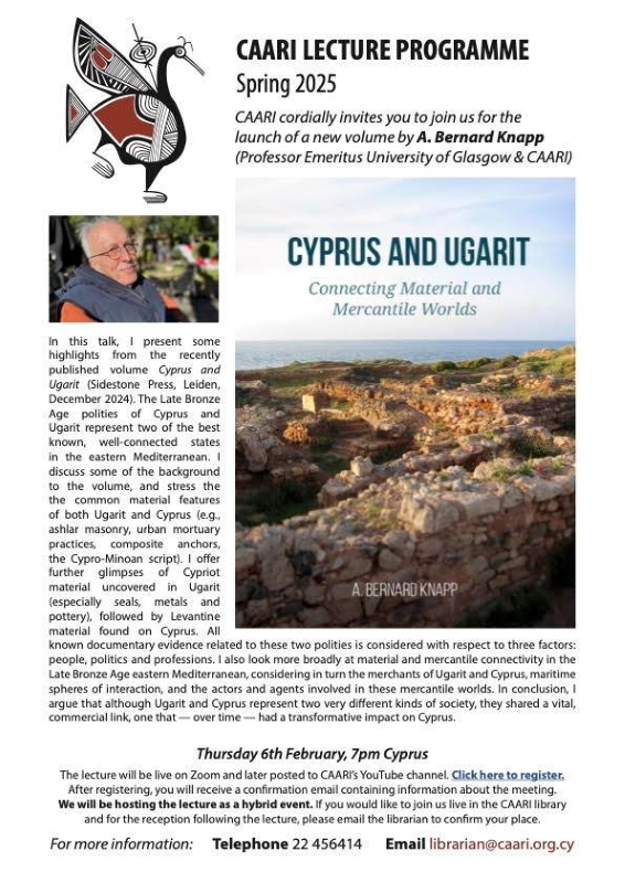 Cyprus and Ugarit: Connecting Material and Mercantile Worlds