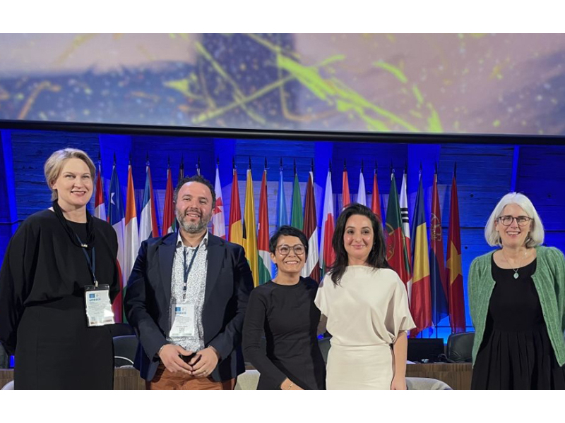 Abdullah AlKafri participe à l'événement « Liberté artistique : la voie à suivre » lors de la 18e session du Comité intergouvernemental pour la protection et la promotion de la diversité des expressions culturelles à l'UNESCO