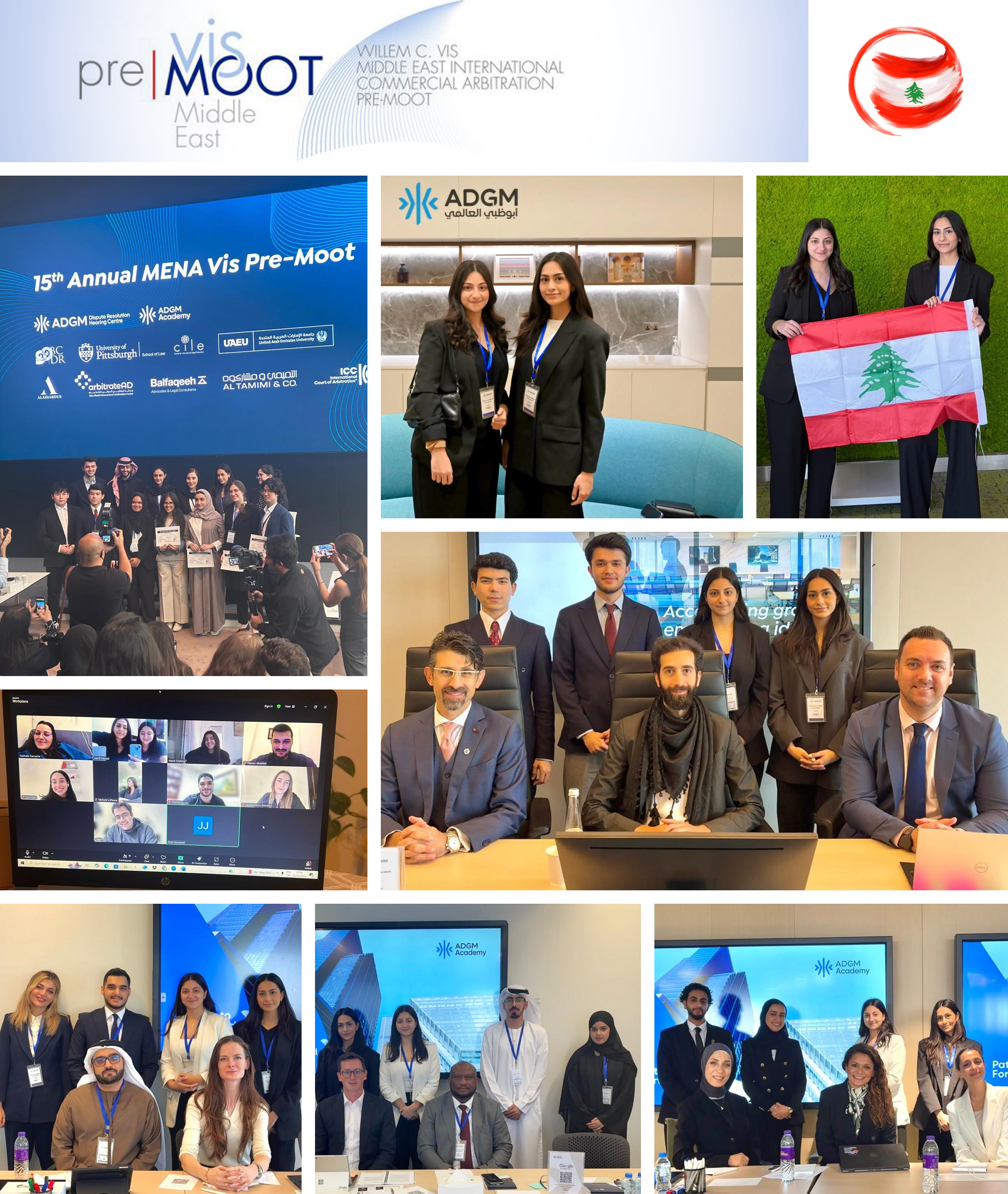 USJ Law Students at the 15th Annual MENA Vis Pre-Moot