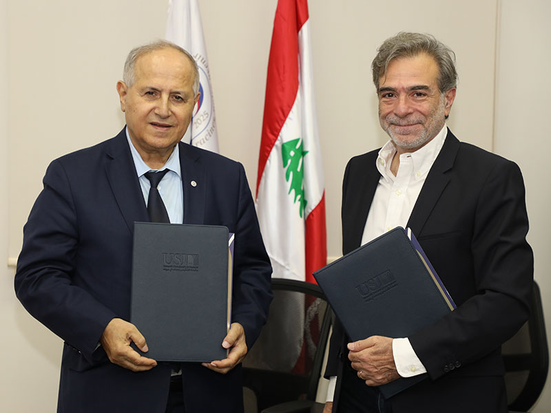 Signature d’un accord de collaboration entre l’Université Saint-Joseph de Beyrouth et Suyool S.A.L.