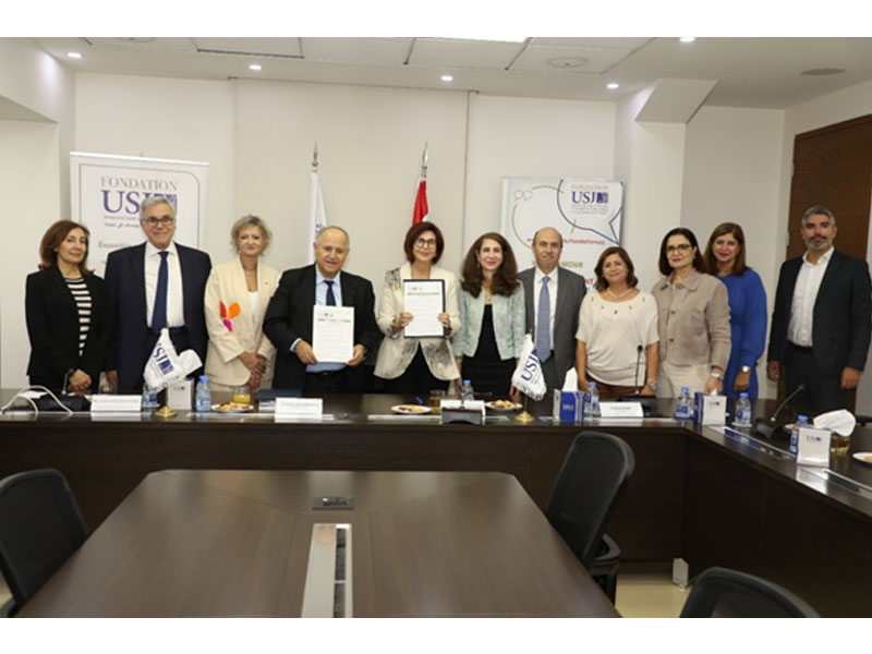 Ahlouna Association and the Saint Joseph University of Beirut Launch the Ahlouna Scholarship Fund, to Support USJ Students of the South Lebanon Campus - Rev. Fr. André Masse, SJ