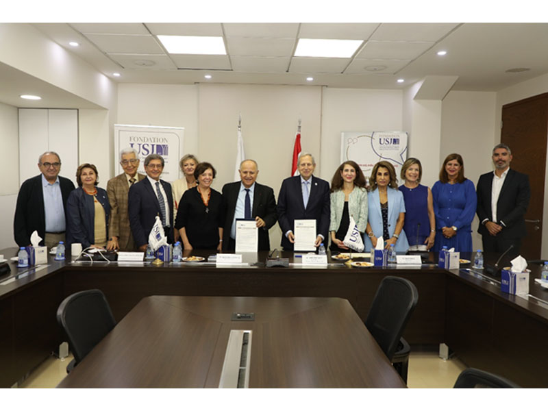 Rotary Club of Beirut Renews Its Scholarship Fund for Students of the Saint Joseph University of Beirut – South Lebanon Campus, Rev. Fr. André Masse, SJ