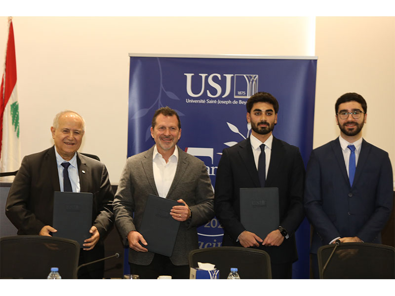 USJ Signs a New MoU with the Ministry of Technology and Artificial Intelligence and with HTech to Launch “Code for Lebanon”