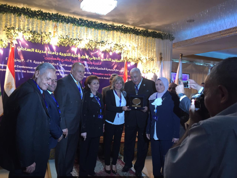 Remise de trophée 