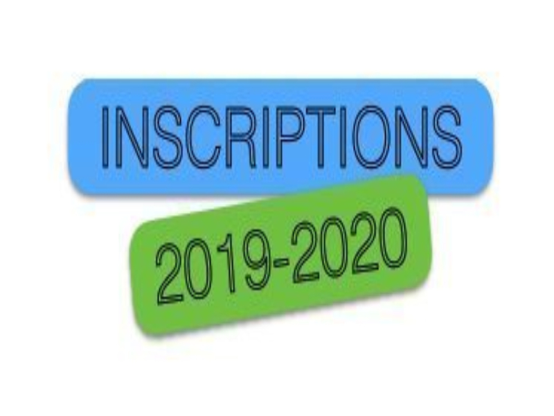 Inscriptions : fiche et documents à fournir