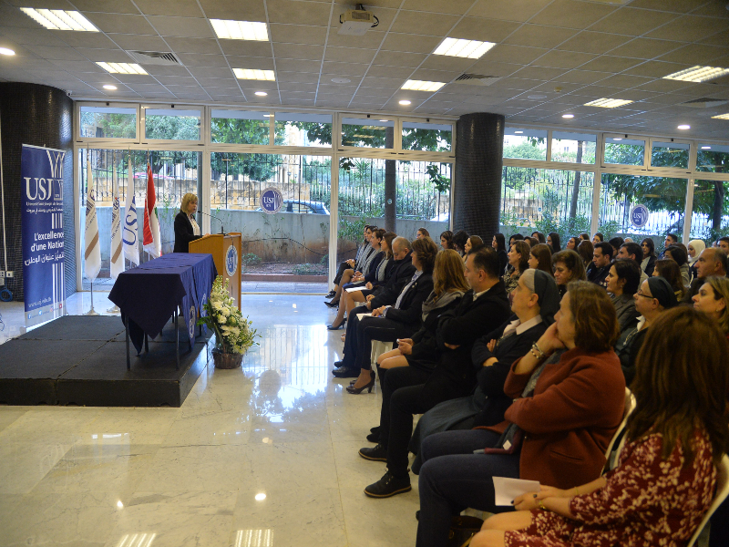 Mot de la Doyenne - Patricia Rached - Cérémonie de remise des Diplômes universitaires en "Formation de formateurs"