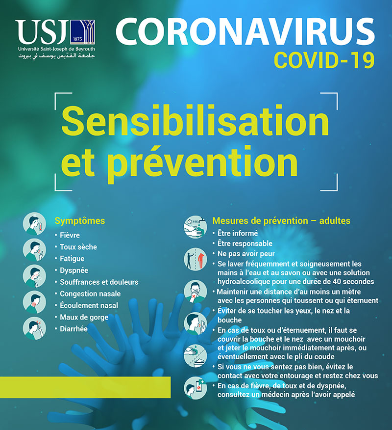 Coronavirus : sensibilisation et prévention