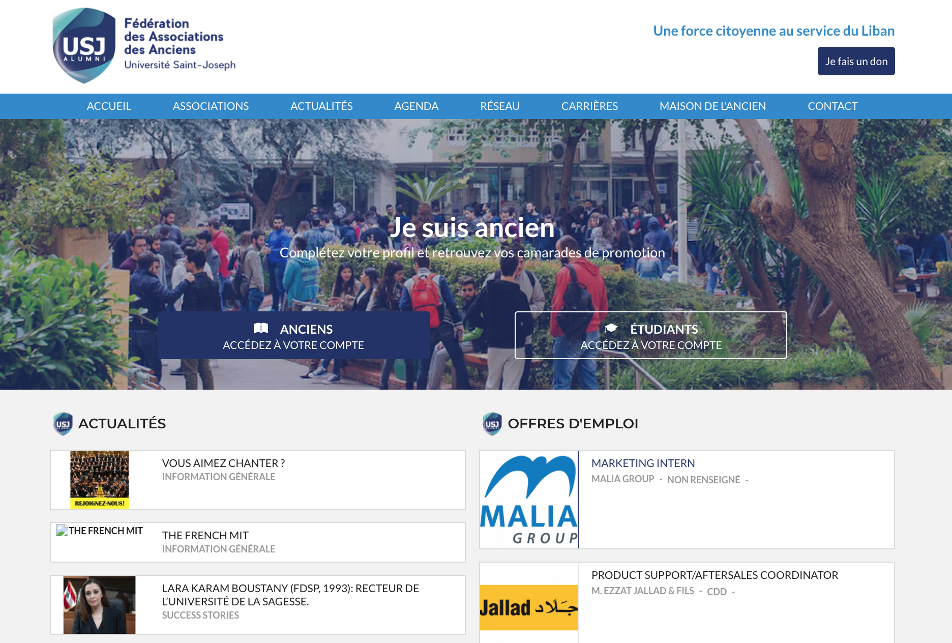 New Digital and Innovative Platform for USJ Alumni