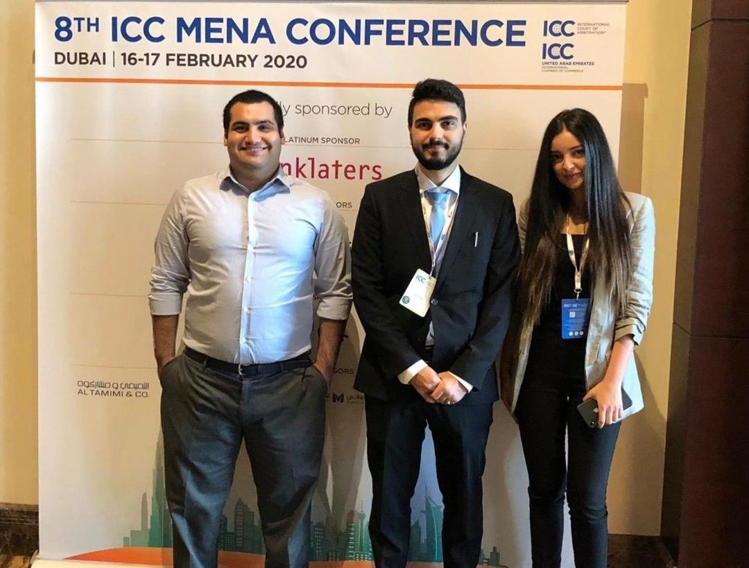 USJ Dubai students at ICC Mena Conference