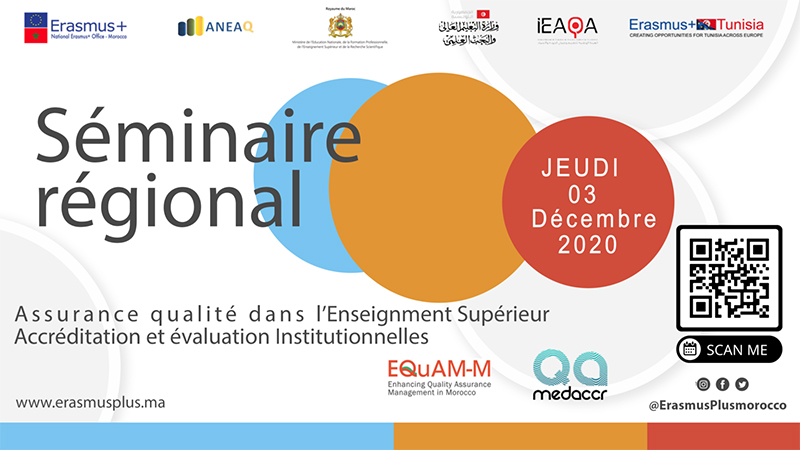 Regional Webinar on Quality Assurance : “Quality Assurance in Higher Education: Institutional evaluation and accreditation”