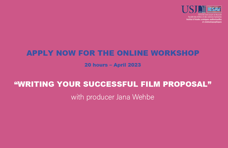 Apply now for the online workshop "Writing your Successful Film Proposal"