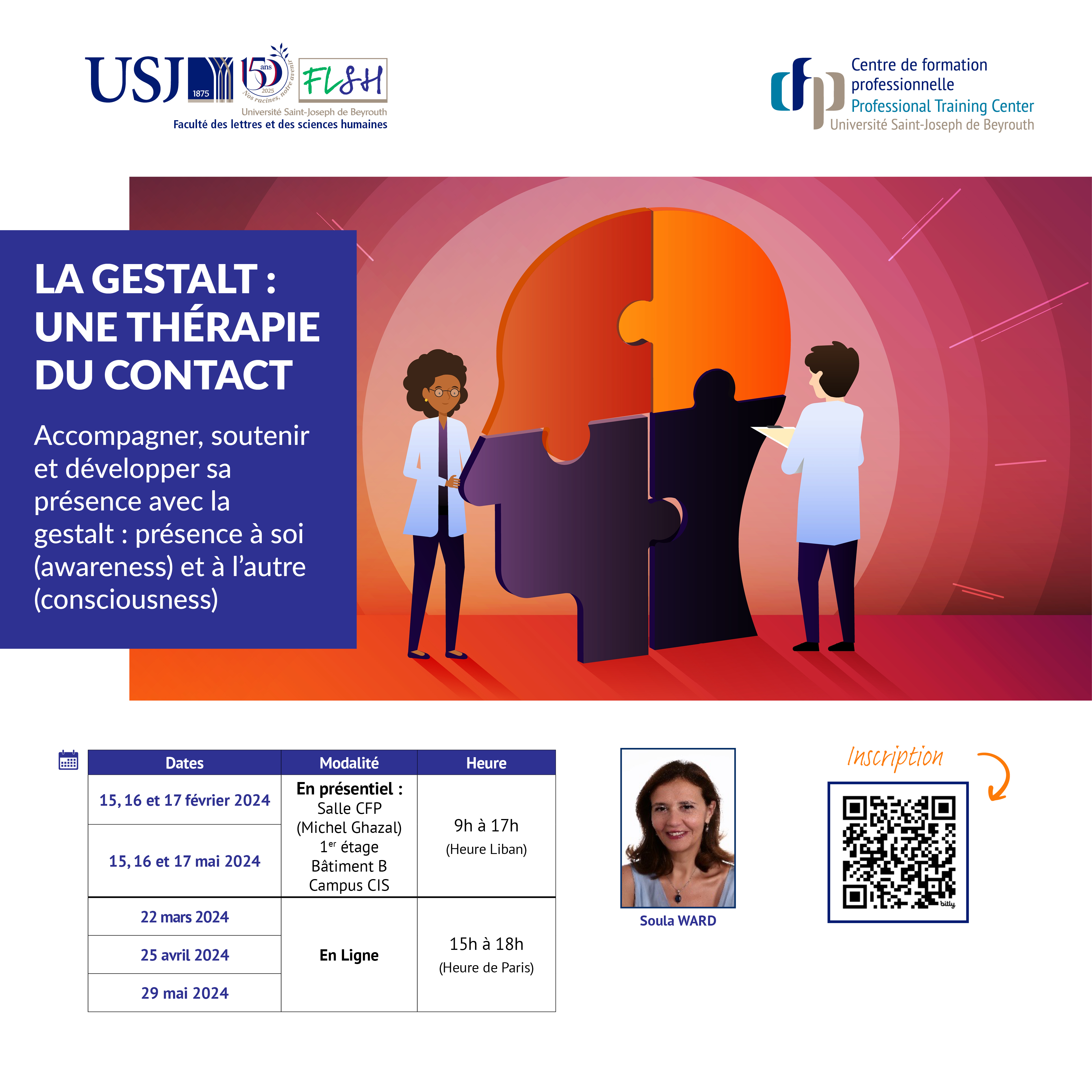 Certificat : « La Gestalt - une thérapie du contact »