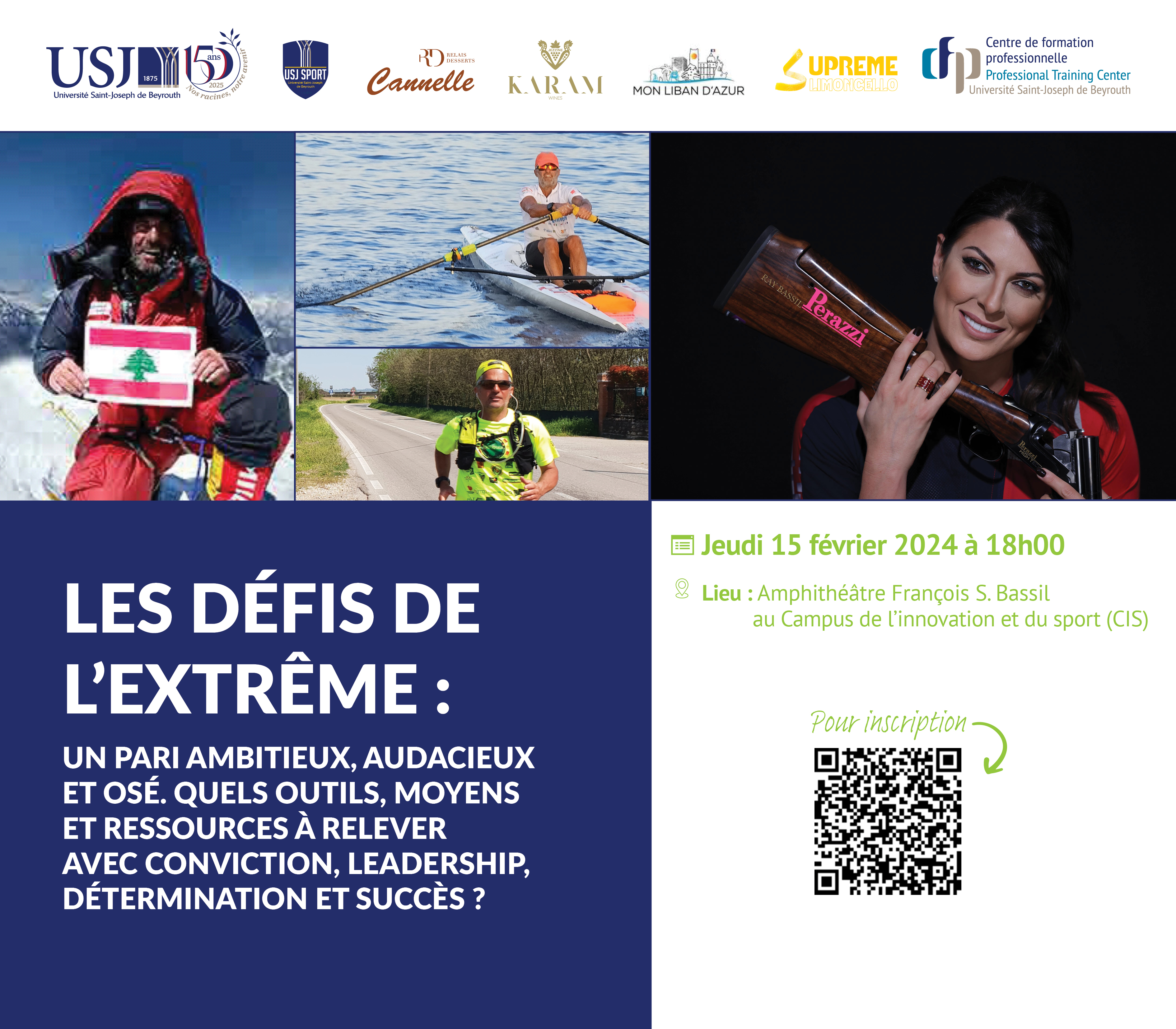 Conférence : « les défis de l'extrême avec M. Ara Khatchadourian et Mme Ray Bassil»