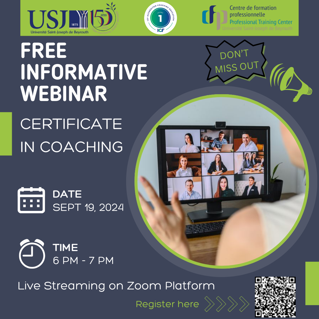 Informative Webinar "Certificate in Coaching - Level 1" (Edition 2024-2025)