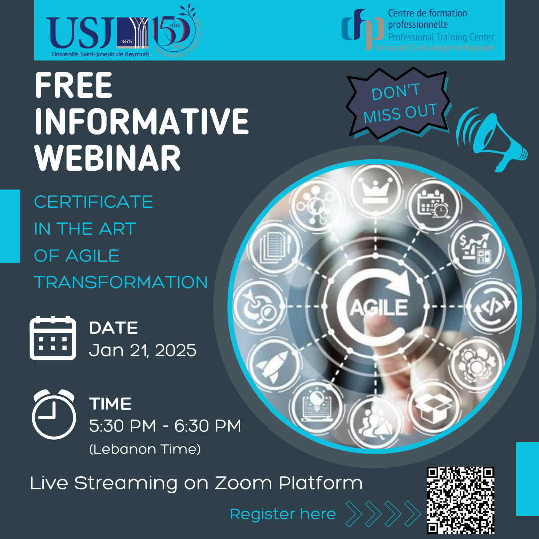 Informative Webinar "Certificate in The Art of Agile Transformation"