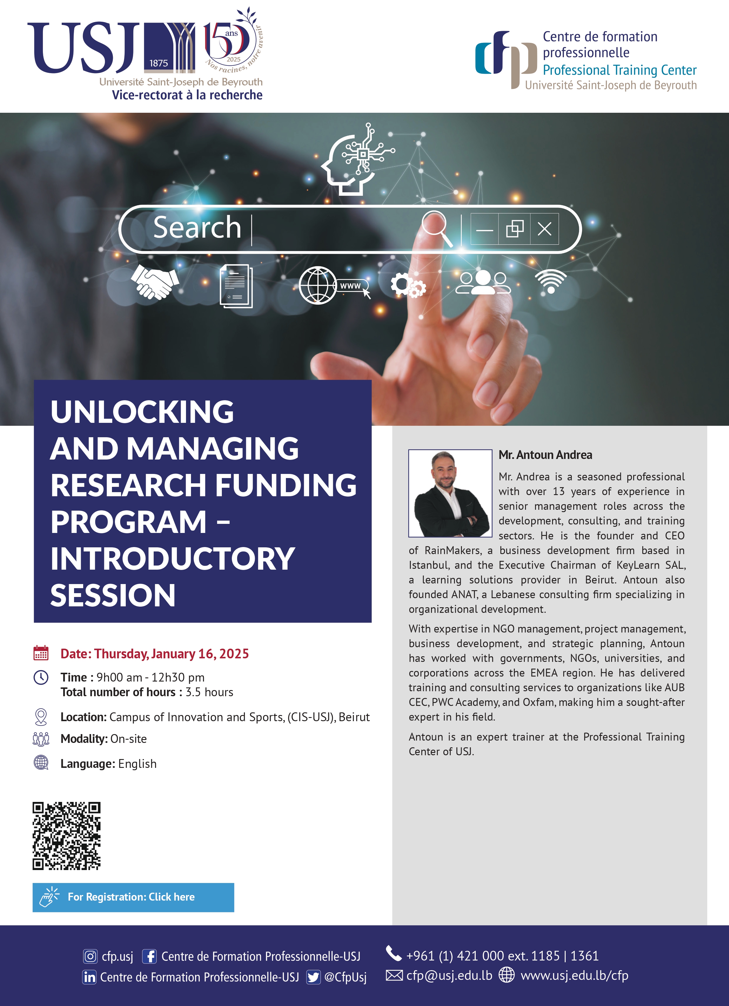 Unlocking and Managing Research Funding Program 