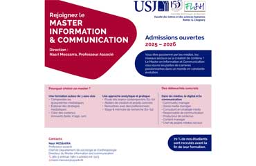 Master en Information et communication 