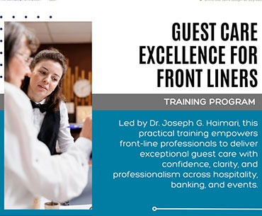 Guest Care Excellence for Front Liners