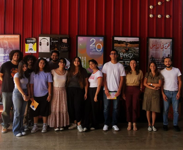 Visite guidée des étudiants de l’IESAV à l'association Metropolis Cinema