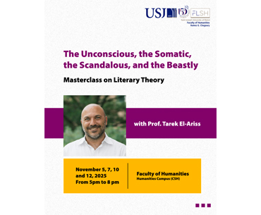 The Unconscious, the Somatic, the Scandalous, and the Beastly: A Masterclass on Literary Theory with Prof. Tarek El-Ariss