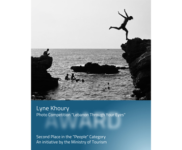 Lyne Khoury, remporte le second prix dans la compétition photos “Lebanon Through Your Eyes”