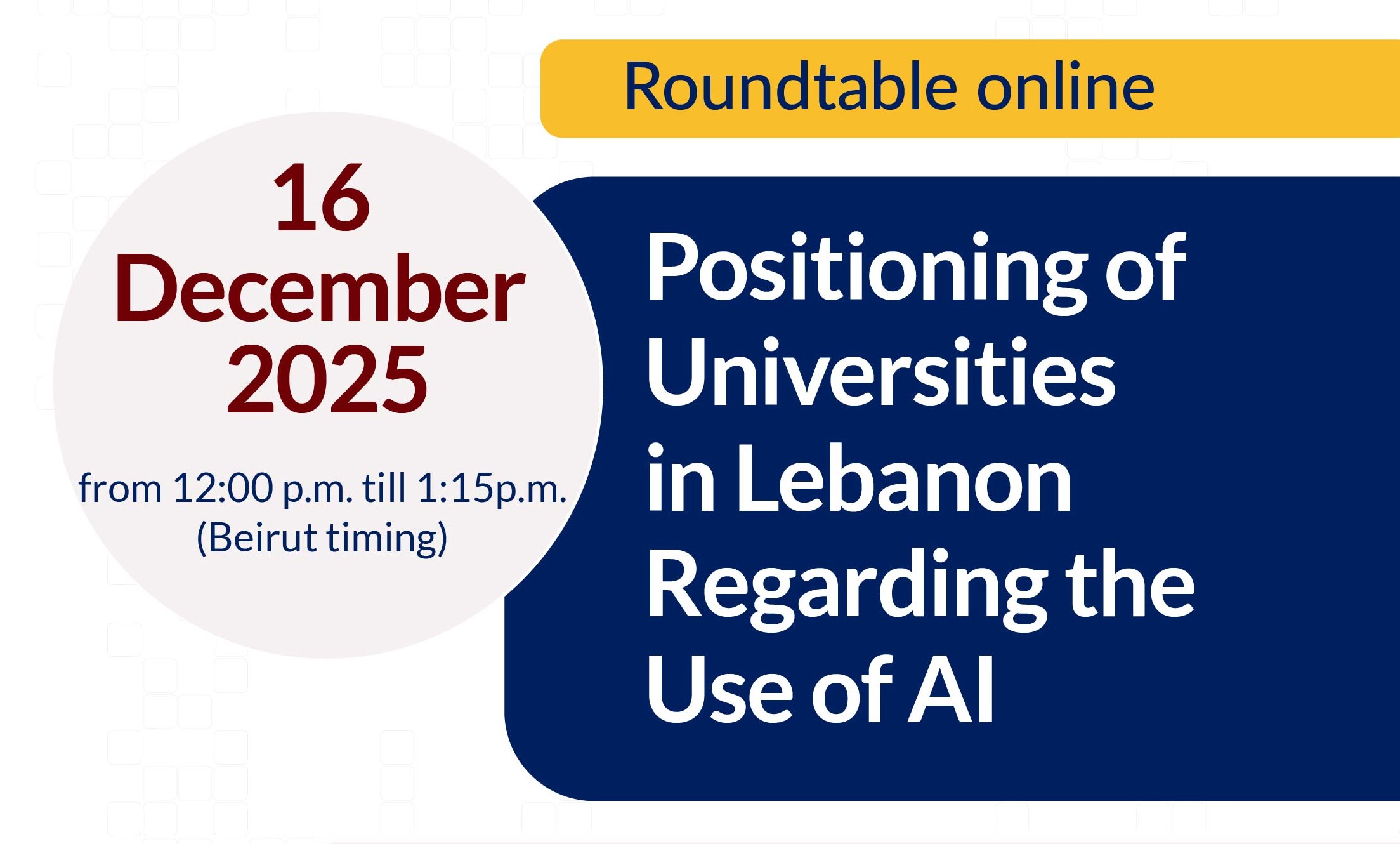 Positioning of Universities in Lebanon Regarding the Use of AI