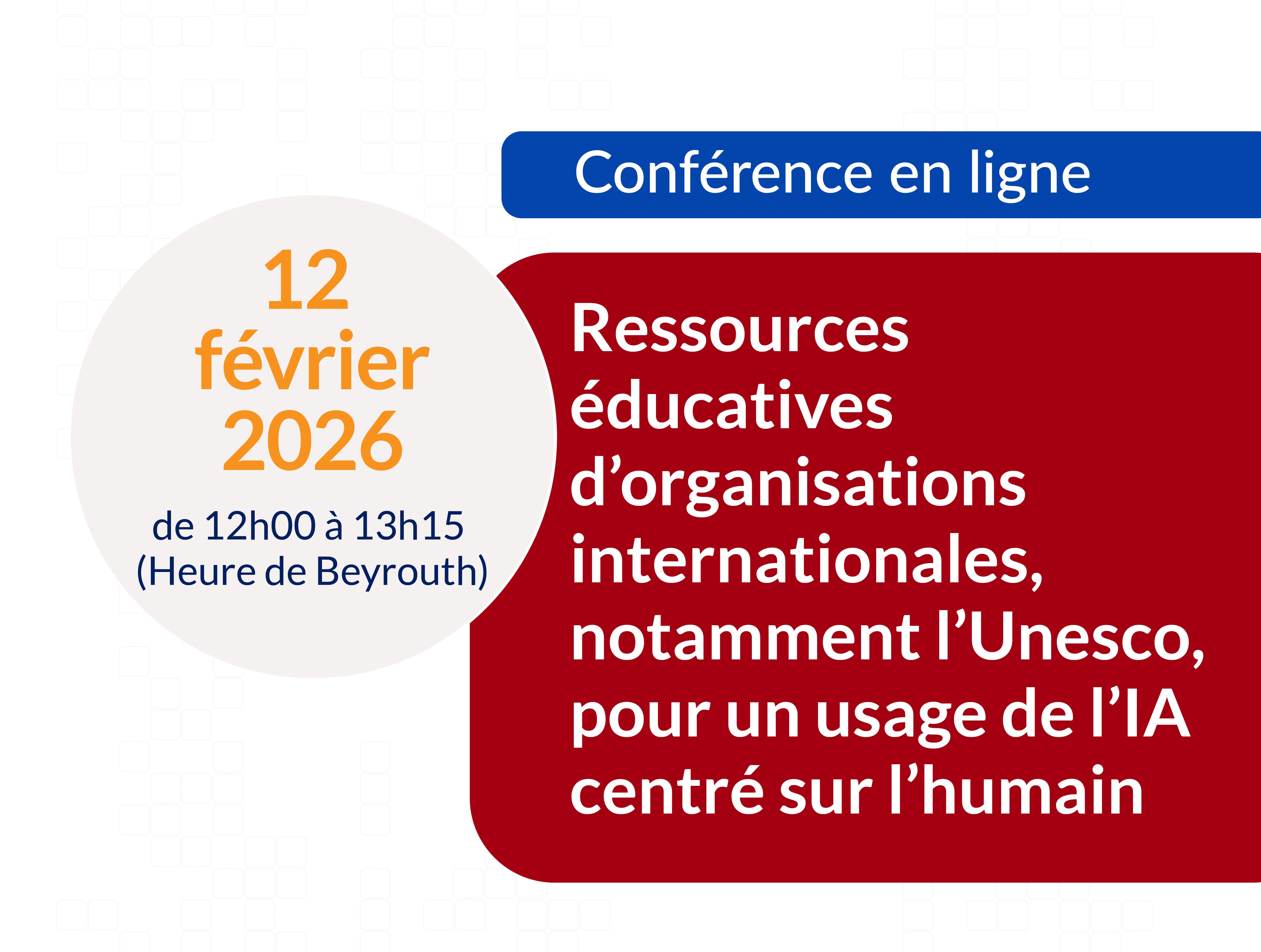 Ressources éducatives d'organisations internationales pour un usage de l'IA centré sur l'humain