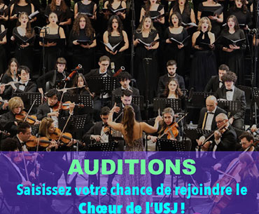 Auditions : Saisissez votre chance de rejoindre le Chœur de l’USJ ! 